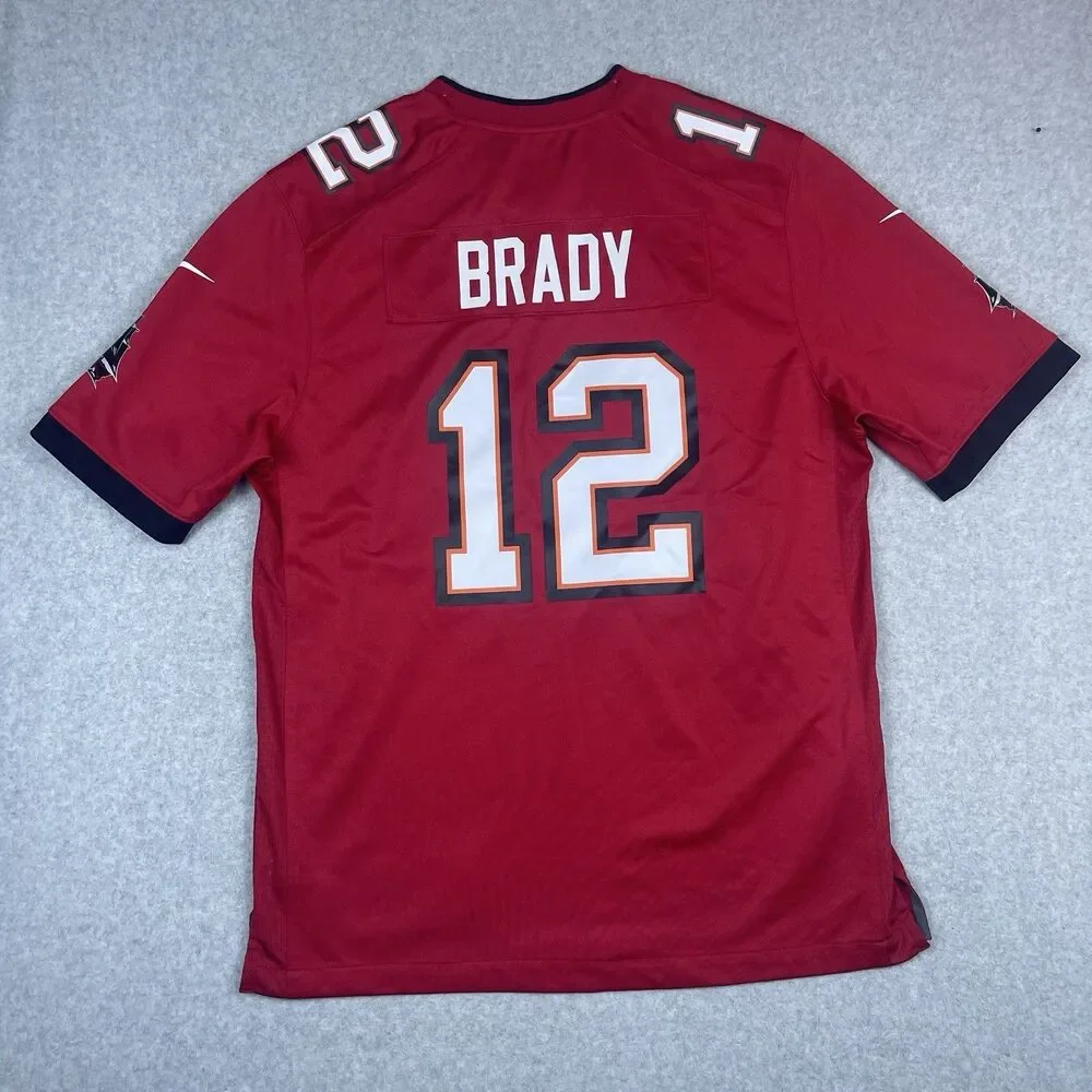 Nike Tom Brady Tampa Bay Buccaneers #12 Jersey Super Bowl LV Mens Large L NWOT